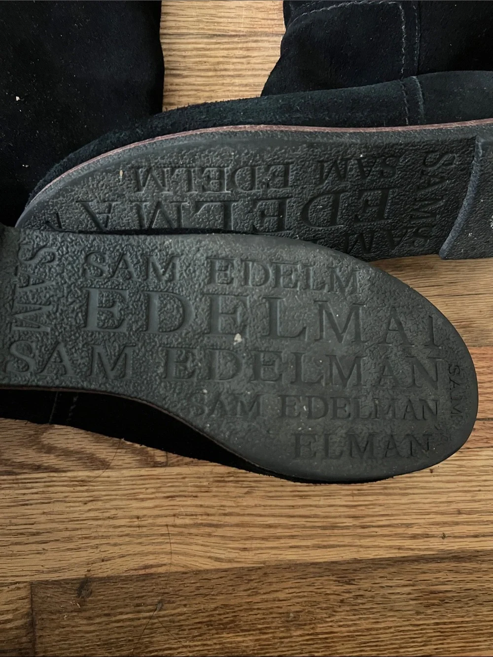 Sam Edelman Orlando Over the Knee Suede Leather Faux Fur Boots